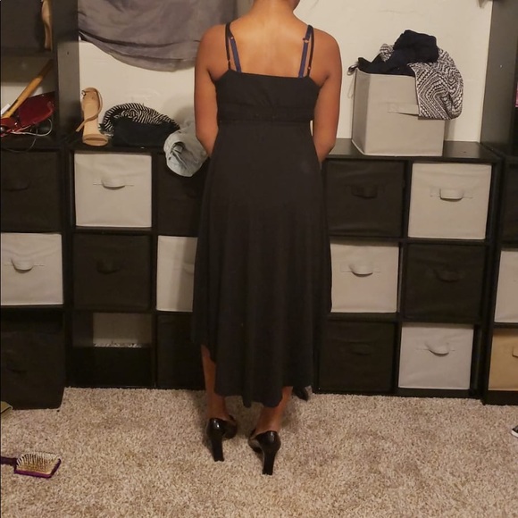 Black high low dress - Picture 2 of 4